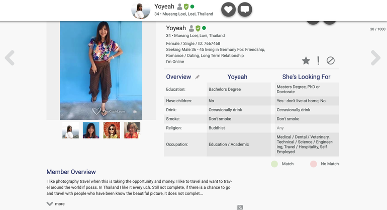 ThaiCupid Profile